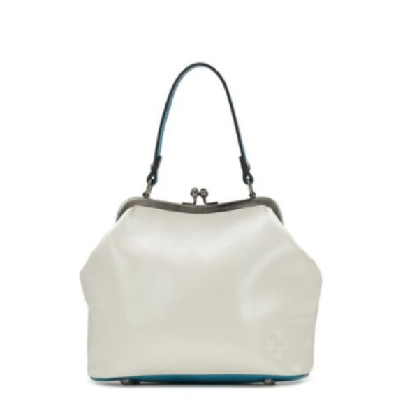 Patricia Nash Framed Laureana Striped Fish Spot Print Bag & Scarf NWT - Picture 2 of 11